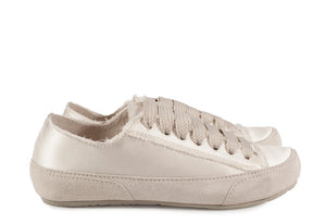 Parson Satin Sneakers Ivory